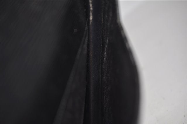 Auth Louis Vuitton Epi Porte Documents Senateur Briefcase M54452 Black LV 7593D