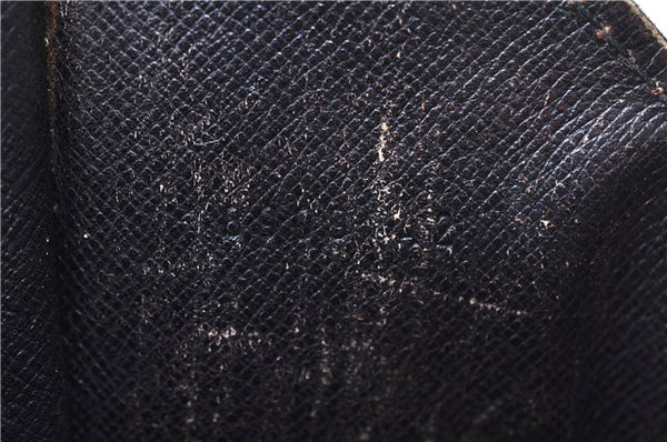 Auth Louis Vuitton Epi Porte Documents Senateur Briefcase M54452 Black LV 7593D