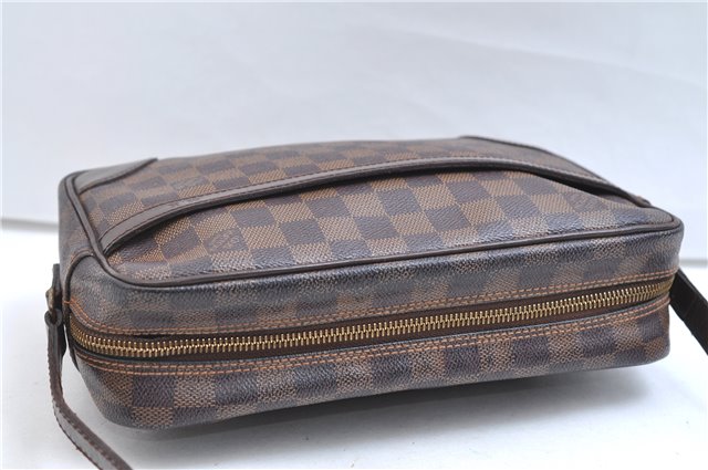 Authentic Louis Vuitton Damier Trocadero 27 Shoulder Cross Bag N48085 LV 7596E