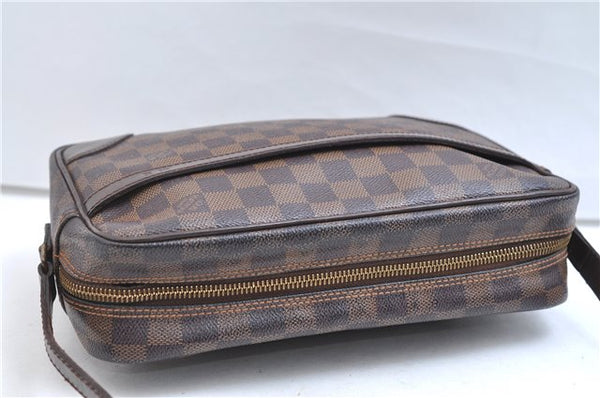 Authentic Louis Vuitton Damier Trocadero 27 Shoulder Cross Bag N48085 LV 7596E