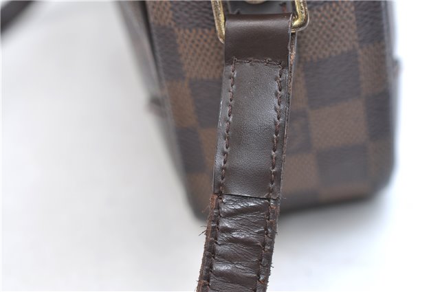 Authentic Louis Vuitton Damier Trocadero 27 Shoulder Cross Bag N48085 LV 7596E
