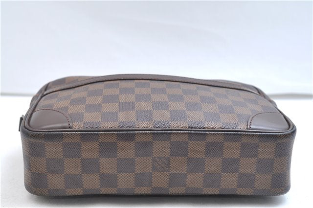 Authentic Louis Vuitton Damier Trocadero 27 Shoulder Cross Bag N48085 LV 7596E