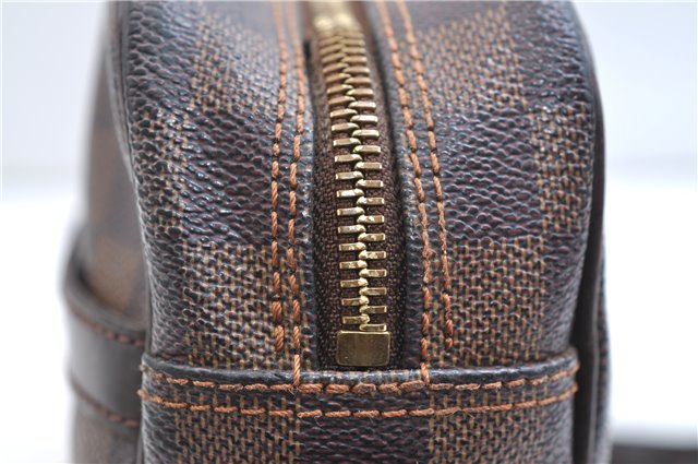 Authentic Louis Vuitton Damier Trocadero 27 Shoulder Cross Bag N48085 LV 7596E