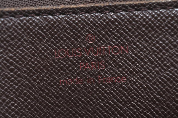 Authentic Louis Vuitton Damier Trocadero 27 Shoulder Cross Bag N48085 LV 7596E