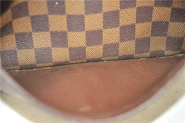 Authentic Louis Vuitton Damier Trocadero 27 Shoulder Cross Bag N48085 LV 7596E