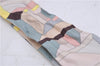 Auth HERMES Twilly Scarf "Perspective Cavaliere" Silk Beige Multicolor 7598C