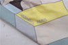 Auth HERMES Twilly Scarf "Perspective Cavaliere" Silk Beige Multicolor 7598C