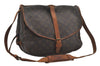 Authentic Louis Vuitton Monogram Saumur 35 Shoulder Cross Bag M42254 LV 7598I