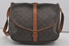 Authentic Louis Vuitton Monogram Saumur 35 Shoulder Cross Bag M42254 LV 7598I