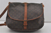 Authentic Louis Vuitton Monogram Saumur 35 Shoulder Cross Bag M42254 LV 7598I