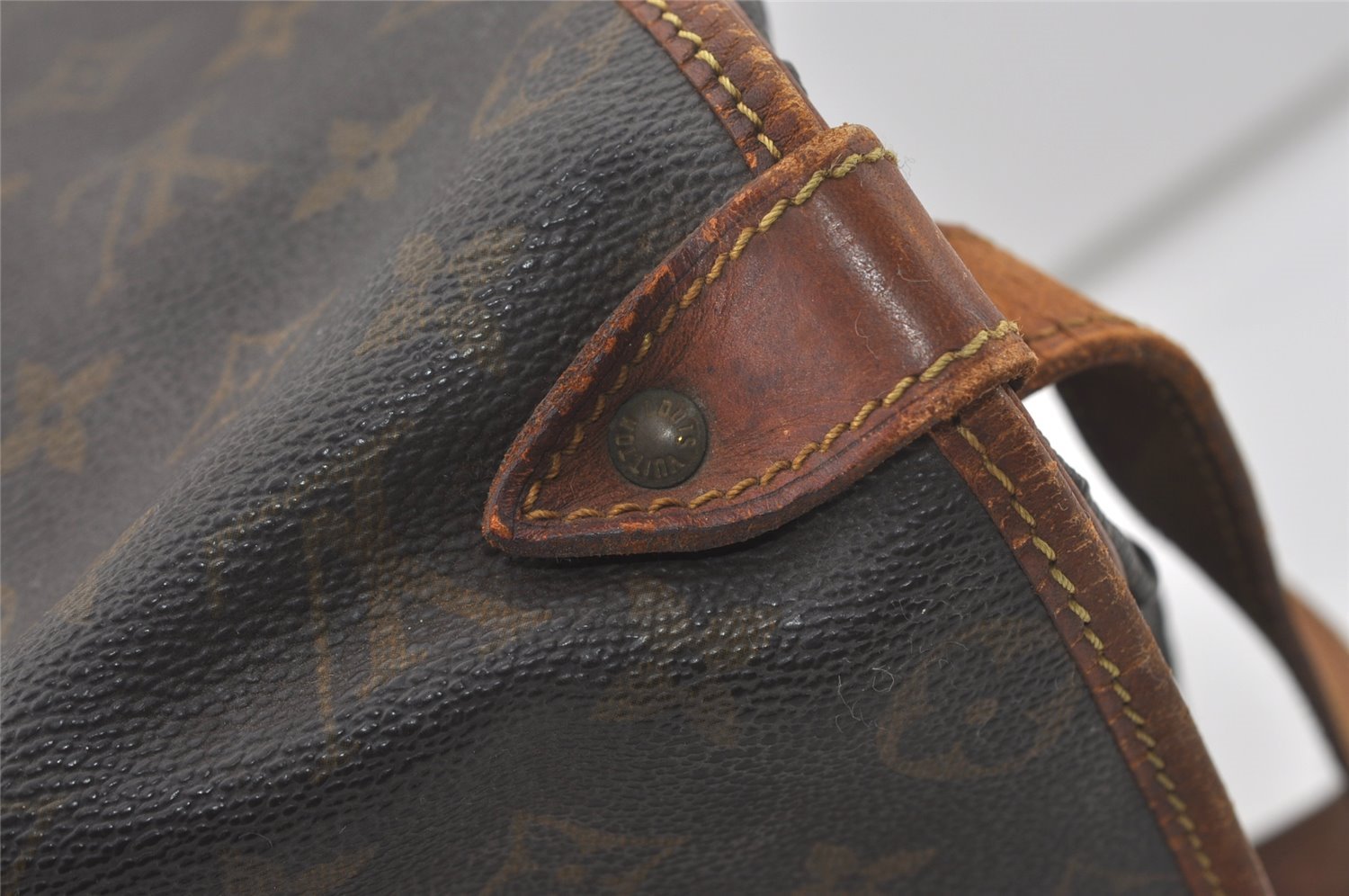 Authentic Louis Vuitton Monogram Saumur 35 Shoulder Cross Bag M42254 LV 7598I