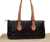 Auth LOUIS VUITTON Vernis Rose Wood Avenue Shoulder Bag Wine Red M93510 LV 7603C