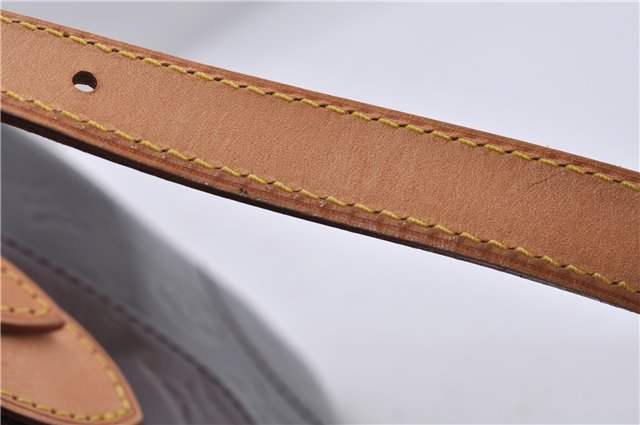 Auth LOUIS VUITTON Vernis Rose Wood Avenue Shoulder Bag Wine Red M93510 LV 7603C