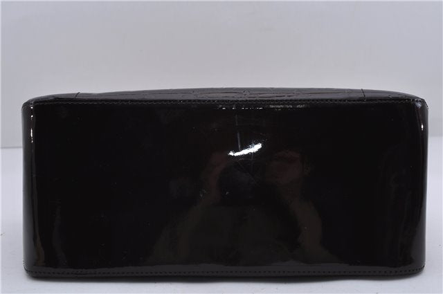 Auth LOUIS VUITTON Vernis Rose Wood Avenue Shoulder Bag Wine Red M93510 LV 7603C