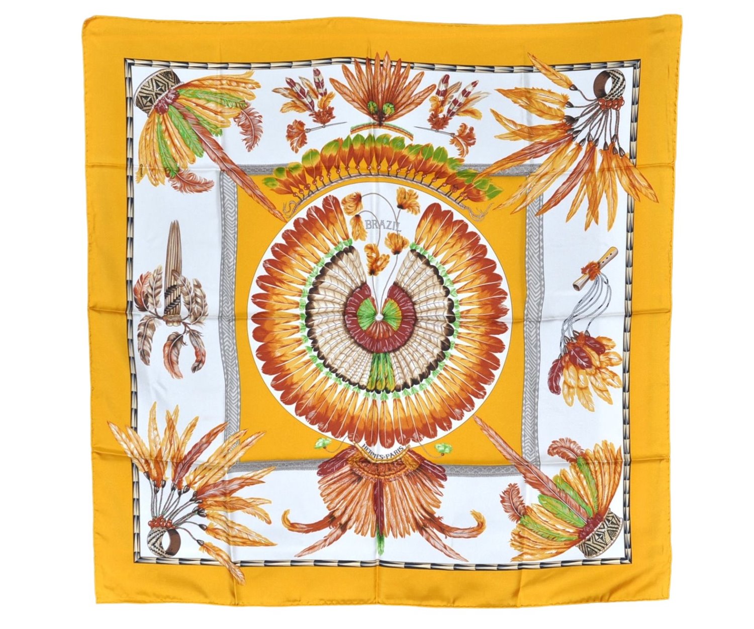 Authentic HERMES Carre 90 Scarf 