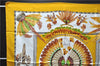 Authentic HERMES Carre 90 Scarf "BRAZIL" Silk Yellow 7603E