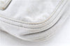 Authentic FENDI Mamma Baguette Shoulder Hand Bag Purse Jersey Light Gray 7606B