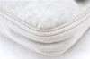 Authentic FENDI Mamma Baguette Shoulder Hand Bag Purse Jersey Light Gray 7606B