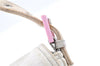 Authentic FENDI Mamma Baguette Shoulder Hand Bag Purse Jersey Light Gray 7606B