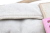 Authentic FENDI Mamma Baguette Shoulder Hand Bag Purse Jersey Light Gray 7606B