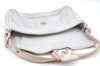 Authentic FENDI Mamma Baguette Shoulder Hand Bag Purse Jersey Light Gray 7606B