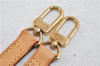 Authentic LOUIS VUITTON Leather Shoulder Strap Beige 38.2" LV 7608C