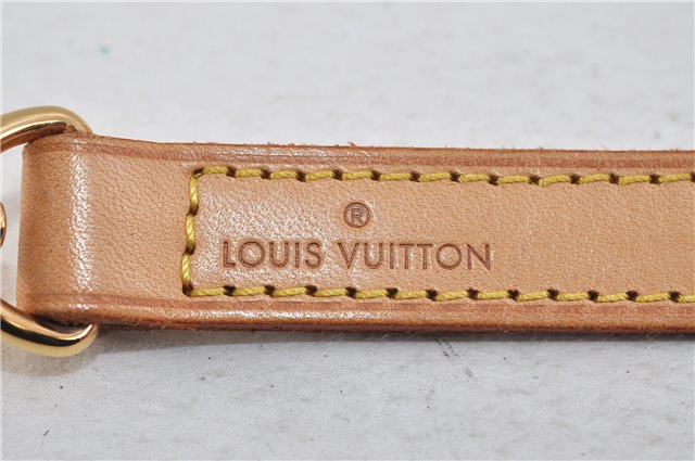 Authentic LOUIS VUITTON Leather Shoulder Strap Beige 38.2