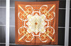 Authentic HERMES Carre 90 Scarf "Eperon d'or" Silk Brown 7609C