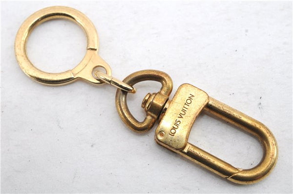 Authentic LOUIS VUITTON Charm Key Chain Anokre Gold M62694 LV 7610C