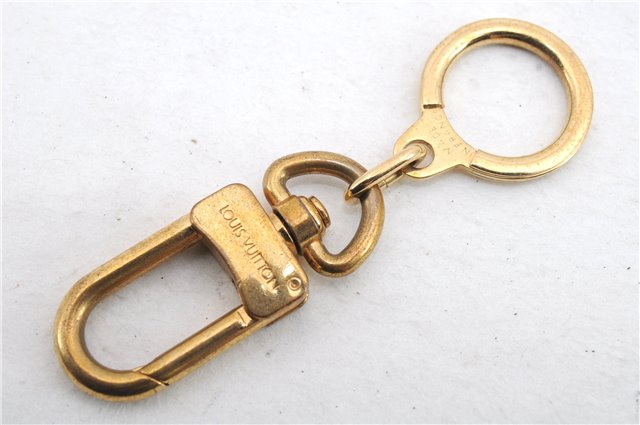 Authentic LOUIS VUITTON Charm Key Chain Anokre Gold M62694 LV 7610C