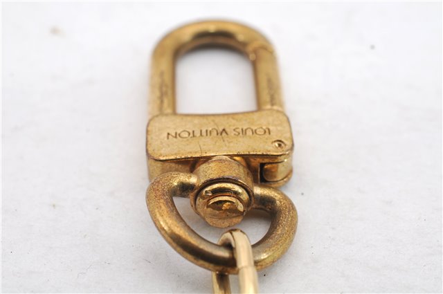Authentic LOUIS VUITTON Charm Key Chain Anokre Gold M62694 LV 7610C