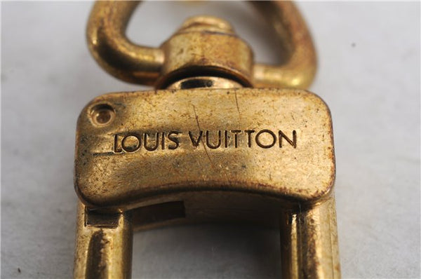 Authentic LOUIS VUITTON Charm Key Chain Anokre Gold M62694 LV 7610C