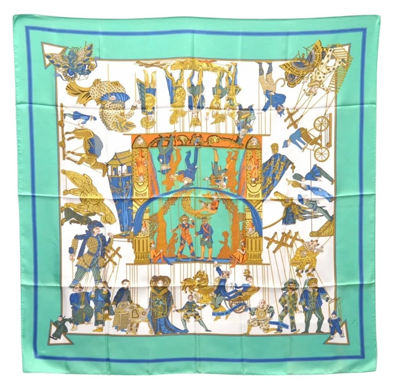 Authentic HERMES Carre 90 Scarf 