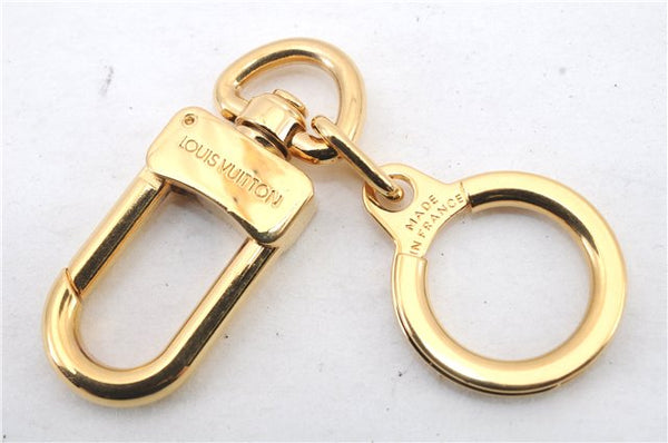 Authentic LOUIS VUITTON Charm Key Chain Anokre Gold M62694 LV 7614C