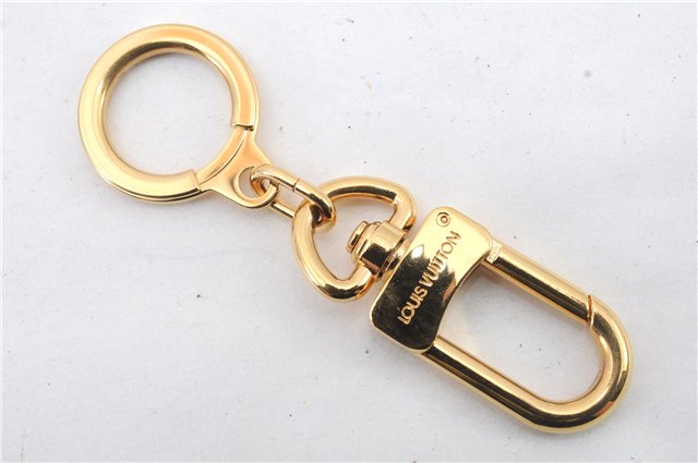 Authentic LOUIS VUITTON Charm Key Chain Anokre Gold M62694 LV 7614C