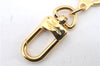 Authentic LOUIS VUITTON Charm Key Chain Anokre Gold M62694 LV 7614C