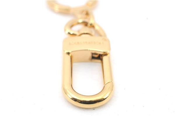 Authentic LOUIS VUITTON Charm Key Chain Anokre Gold M62694 LV 7614C