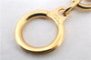 Authentic LOUIS VUITTON Charm Key Chain Anokre Gold M62694 LV 7614C
