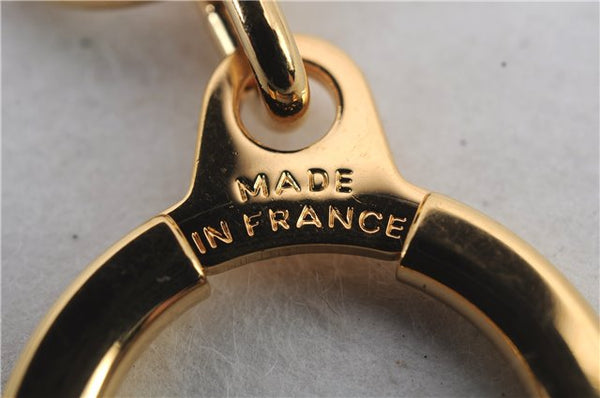 Authentic LOUIS VUITTON Charm Key Chain Anokre Gold M62694 LV 7614C