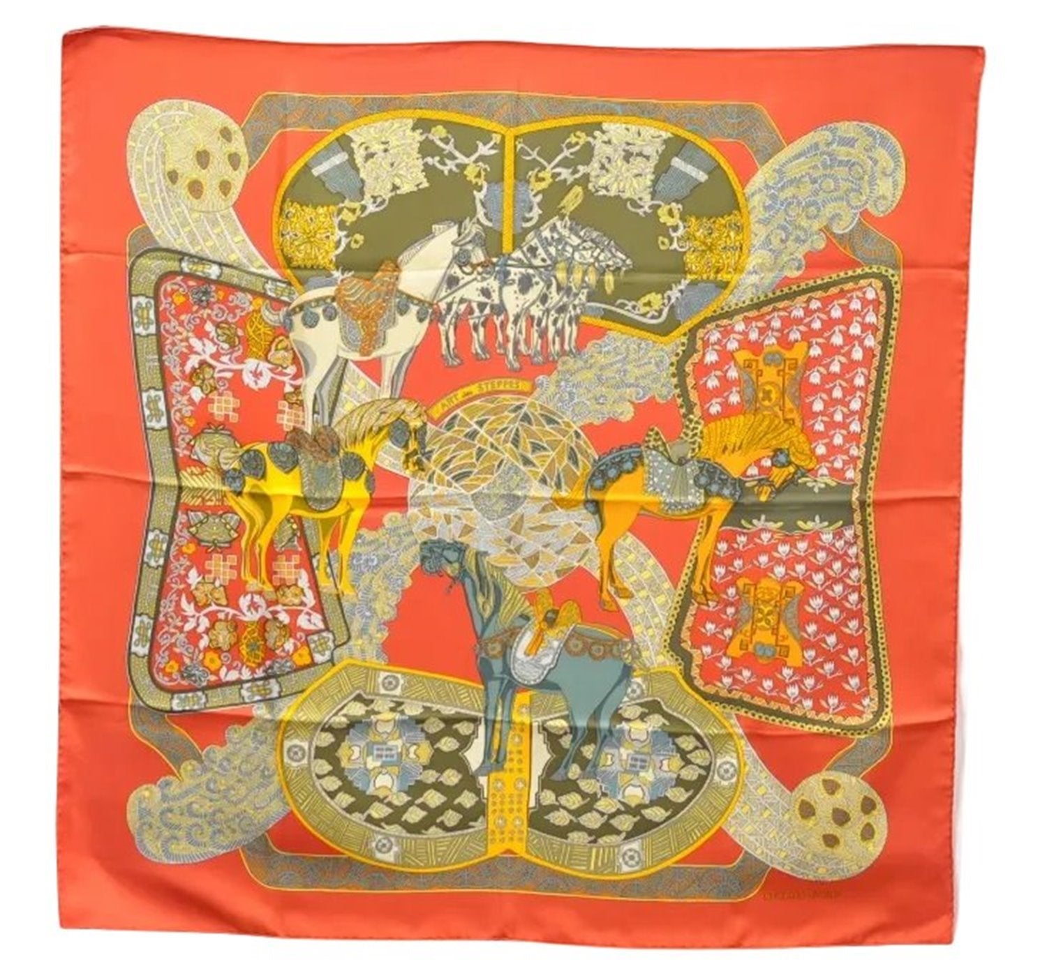 Authentic HERMES Carre 90 Scarf 