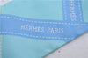 Authentic HERMES Twilly Scarf Silk "Bolduc" Light Blue Box 7617C