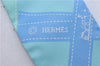 Authentic HERMES Twilly Scarf Silk "Bolduc" Light Blue Box 7617C