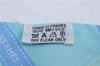 Authentic HERMES Twilly Scarf Silk "Bolduc" Light Blue Box 7617C