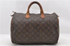 Authentic LOUIS VUITTON Monogram Speedy 35 Hand Bag M41524 LV 7622C