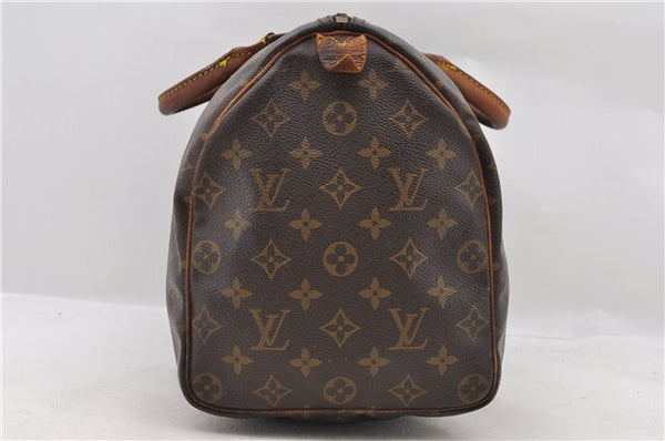 Authentic LOUIS VUITTON Monogram Speedy 35 Hand Bag M41524 LV 7622C