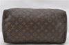 Authentic LOUIS VUITTON Monogram Speedy 35 Hand Bag M41524 LV 7622C