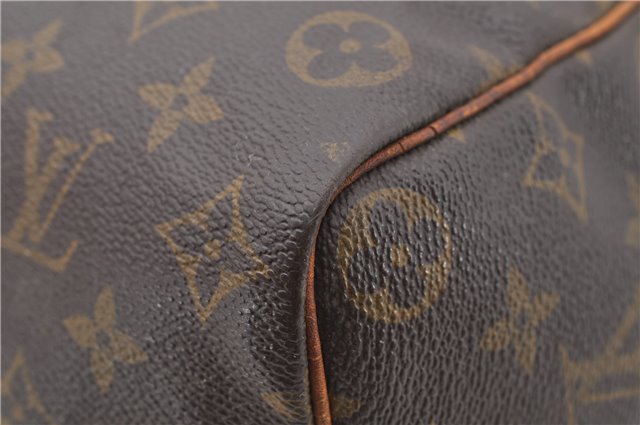 Authentic LOUIS VUITTON Monogram Speedy 35 Hand Bag M41524 LV 7622C