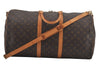 Authentic Louis Vuitton Monogram Keepall Bandouliere 55 M41414 Boston Bag 7622I