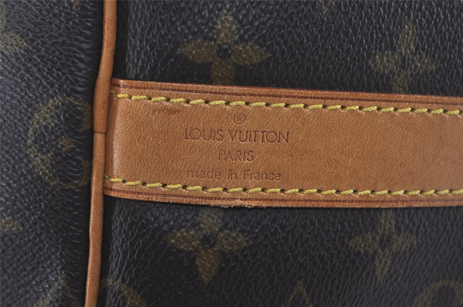 Authentic Louis Vuitton Monogram Keepall Bandouliere 55 M41414 Boston Bag 7622I