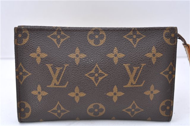 Authentic LOUIS VUITTON Monogram Pouch For Bucket PM LV 7623C